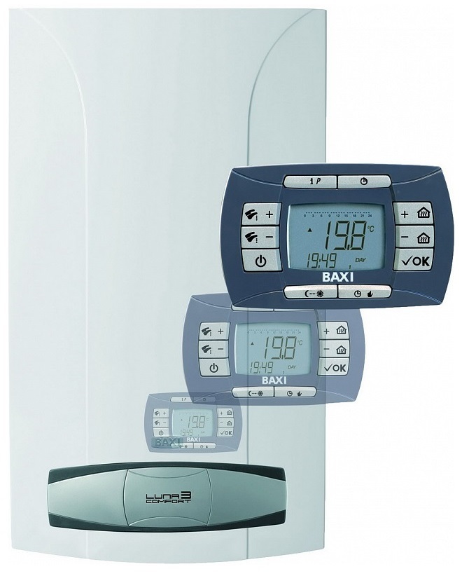Котёл газовый Baxi LUNA 3 Comfort 1.310 Fi (одноконтурный - турбированный - настенный) CSE45531358-