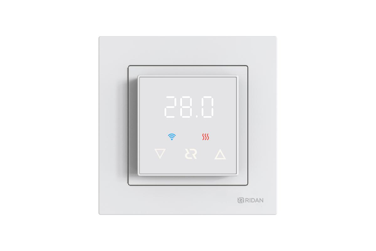 21RT0104R — Ridan Classy (Класси) терморегулятор с Wi-Fi, белый