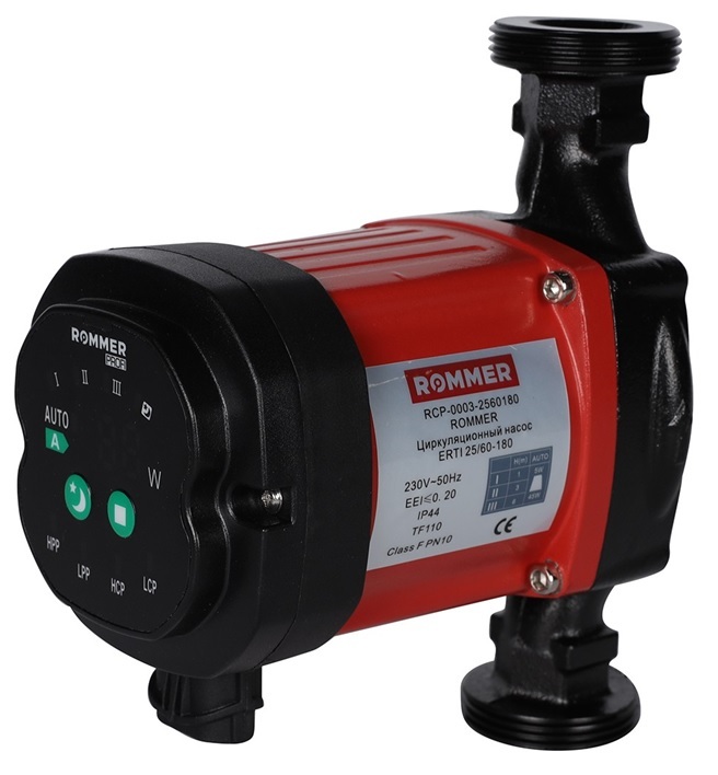 Циркуляционный насос Rommer ERTI 25/60-180 с частотным регулированием (RCP-0003-2560180)