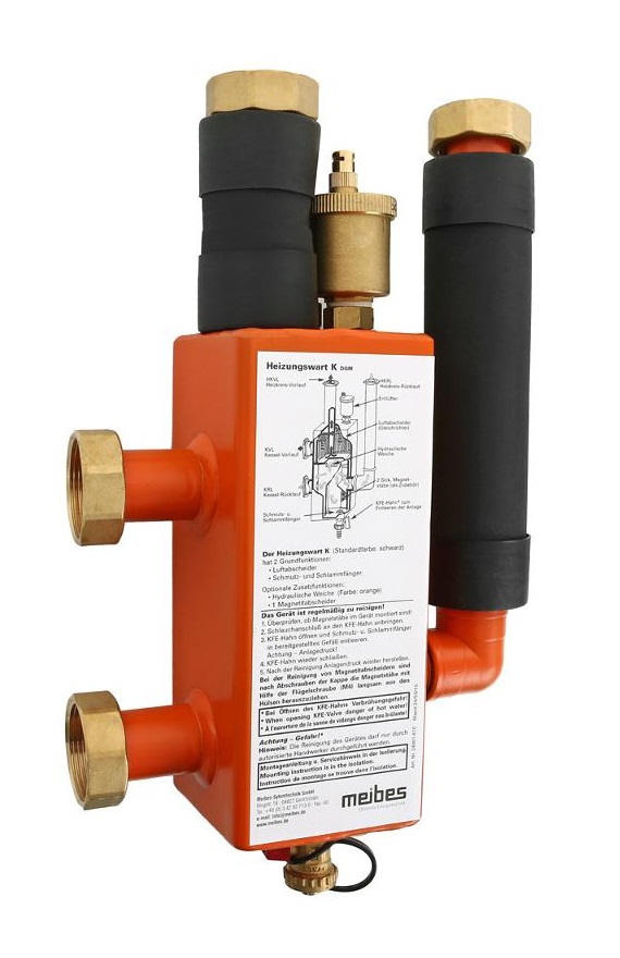 Гидравлическая стрелка Meibes MHK 32 ME 66391.3 (32, 3 м3/час, 85 кВт, 1 1/4", Ду 32)