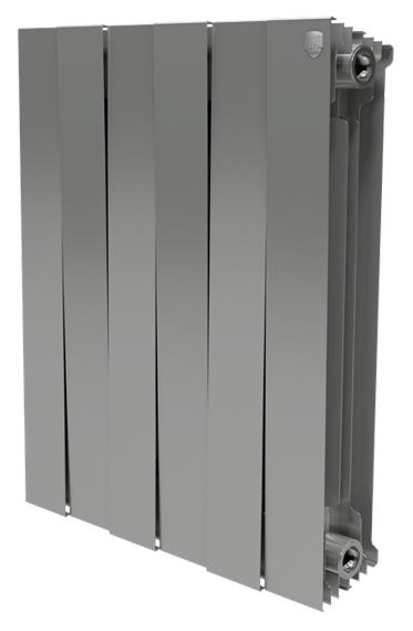 Биметаллический радиатор Royal Thermo PianoForte 500 Silver Satin - 8 секций