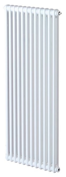 Радиатор Zehnder Charleston Completto 2180 - 8 секций нижнее подключение V001 1/2" RAL 9016