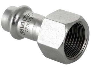 Соединитель Valtec 22х3/4" ВР (пресс-фитинги из нерж. стали серии VTi.902.I)