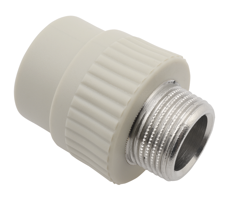 Муфта комбинированная FV Plast 25х1/2" НР с наружной резьбой полипропиленовая (A215025E12I)