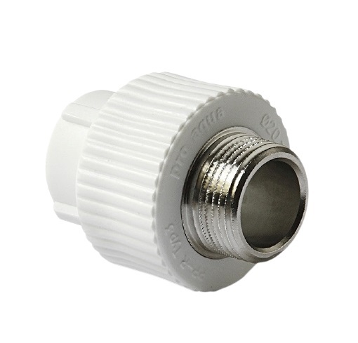 Муфта комбинированная Pro Aqua 25х1/2" НР с наружной резьбой полипропиленовая