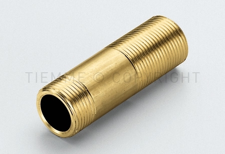 Сгон латунный Tiemme 1/2"х150 мм. НР/НР с наружной резьбой фитинг 1500260