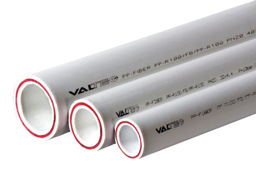 Полипропиленовая труба Valtec PP-FIBER 20 мм PN 20 армированная стекловолокном (VTp.700.FB20.20) 1 м