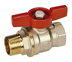 Кран шаровой Giacomini DADO R914 3/4” НР/ВР полнопроходной ручка-бабочка