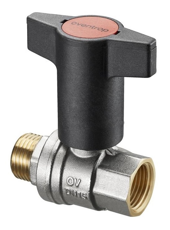 Кран шаровый Oventrop Optibal 1" НВ арт. 1077308 маховик пластмассовый