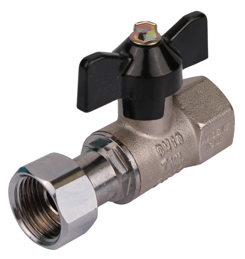 Кран шаровый Stout 3/4"x3/4" ВР с накидной гайкой (бабочка) SVB-0009-000020