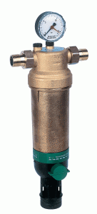Honeywell Фильтр тонкой очистки с обратной промывкой DN32 (11/4) 100мк на горячую воду  F76S-11/4AAM