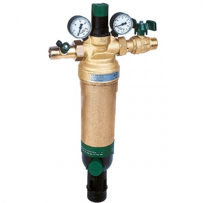 Honeywell Комбинированный узел водоснабжения (обратная промывка) DN 25(1') 100мк ГВС  HS10S-1"AAM