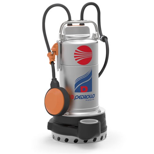 Насос дренажный Pedrollo D 30-N (1,1 кВт, Qmax 275 л/мин, Hmax 26 м, 3x400 В, кабель 10 м)