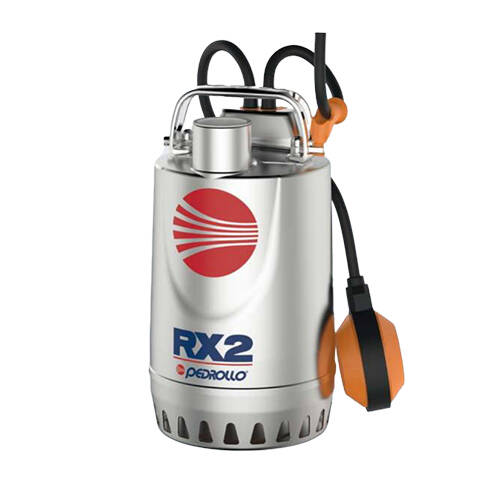 Насос дренажный Pedrollo RX 5 - 1,1 кВт (3x400 В, Qmax 300 л/мин, Hmax 20 м, кабель 10 м)