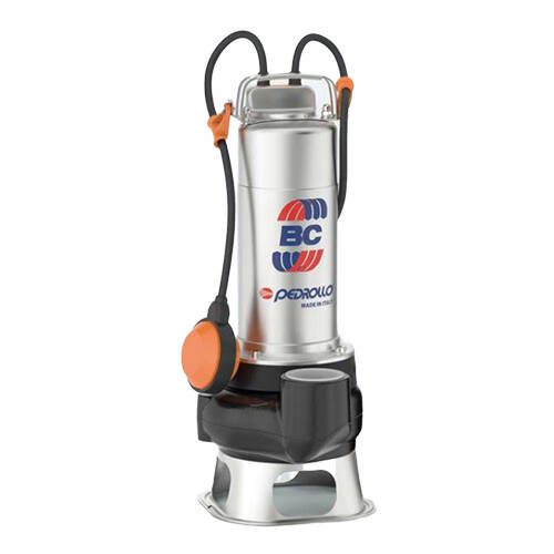 Насос фекальный Pedrollo BCm 20/50 (1,5 кВт, Qmax 850 л/мин, Hmax 17 м, 1x230В, кабель 10 м)