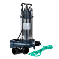 Насос фекальный UNIPUMP FEKACUT V1800DF (1.8 кВт, Hmax 12 м, 466 л/мин, 1x220В)