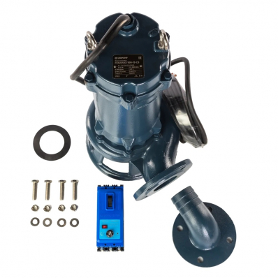 Насос фекальный UNIPUMP FEKAMAX 100-15-7,5 (7.5 кВт, Hmax 32 м, 1766 л/мин, 3x380В)