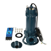 Насос фекальный UNIPUMP FEKAMAX 45-17-4 (4.0 кВт, Hmax 25 м, 1266 л/мин, 3x380В)