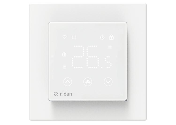 Ридан 088L1141R — Электронный комнатный термостат RSmart-SW (РСмарт-SW) с Wi-Fi подключением 230V, белый